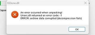 ISDone.dll error in both FitGirl and DODI Repacks : .